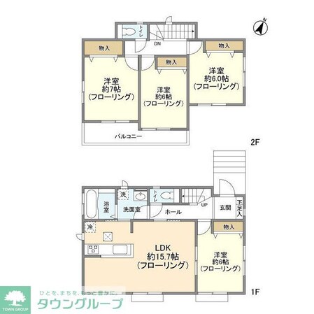 Kolet幸手#03の物件間取画像